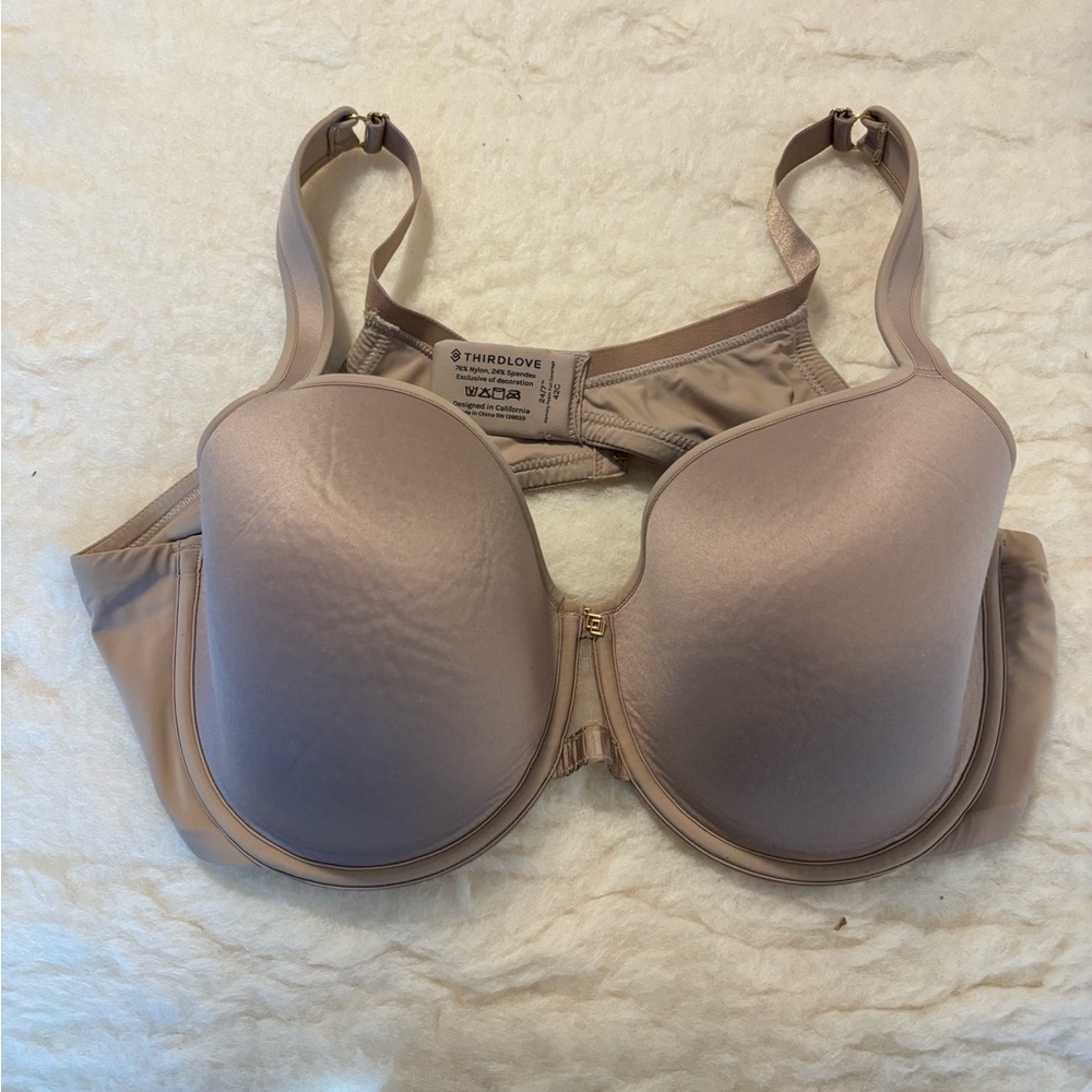 ThirdLove Tan Full Coverage T-Shirt Bra